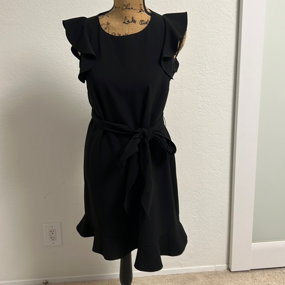 Black dress from LOFT
